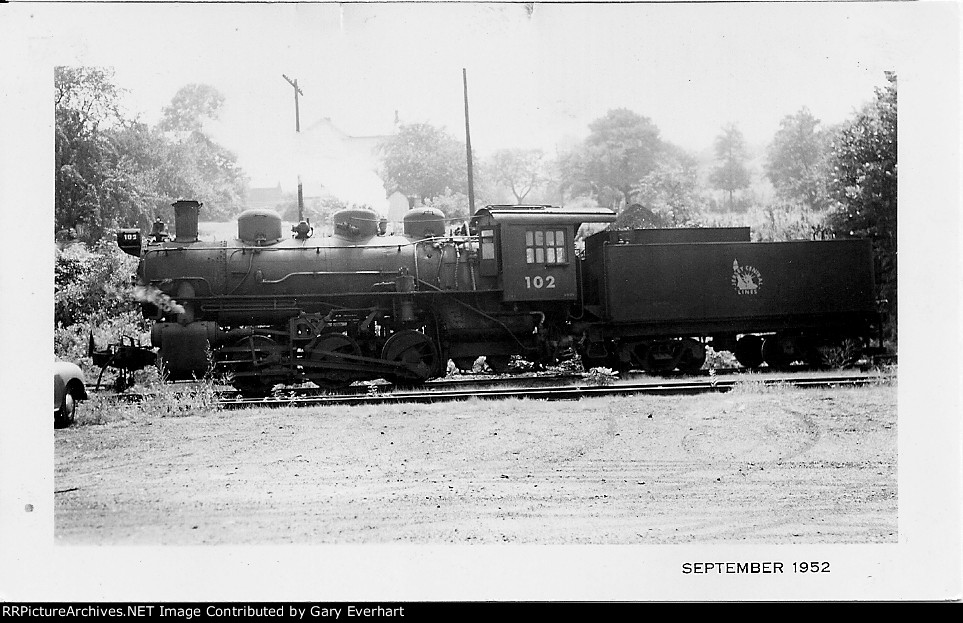Central Rail Road of New Jersey 0-6-0 #102